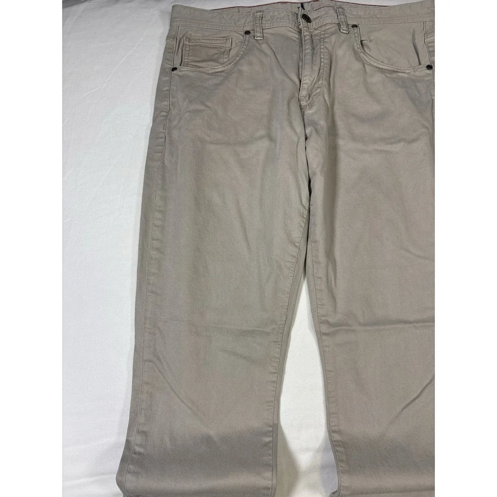 johnnie-O Hugo 5-Pocket Performance Pants Light Khaki Tan 34 x 32 ProModal